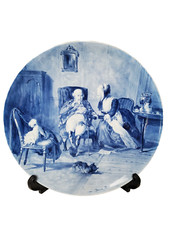 Plat en Faïence de Delft -