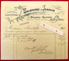 ● BALANDREAU & JEANNIN pastry chefs caterers Lyon - Lacour Thuriau - invoice