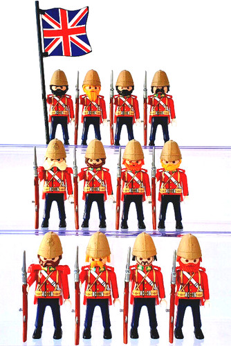 Playmobil soldats anglais - playmobil,