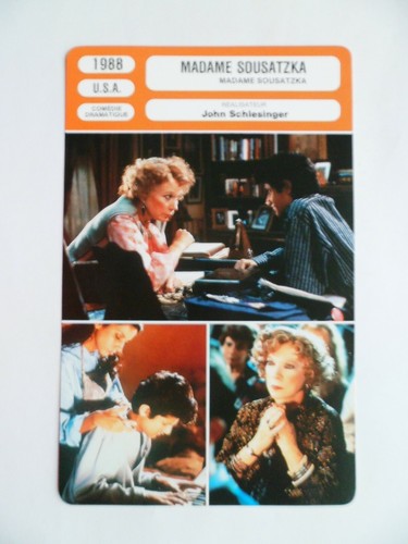Carte fiche cinema 1988 madame - carte,