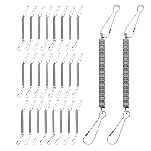 50pcs silver stainless steel - silver,