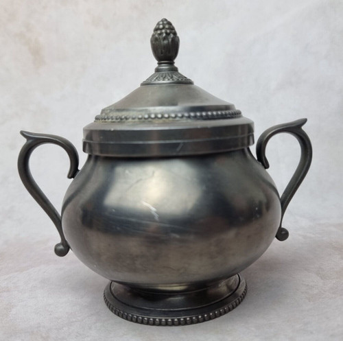 Sucrier étain pot - en,