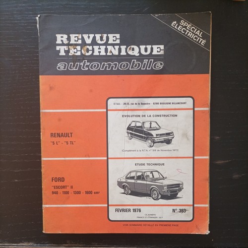 Revue technique ford escort - revue,