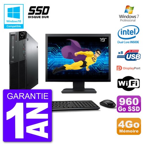 Lenovo m82 sff ecran - pc,
