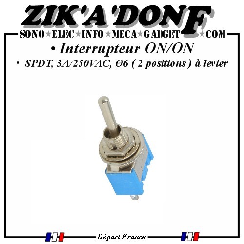 Interrupteur levier on - interrupteur, on/on