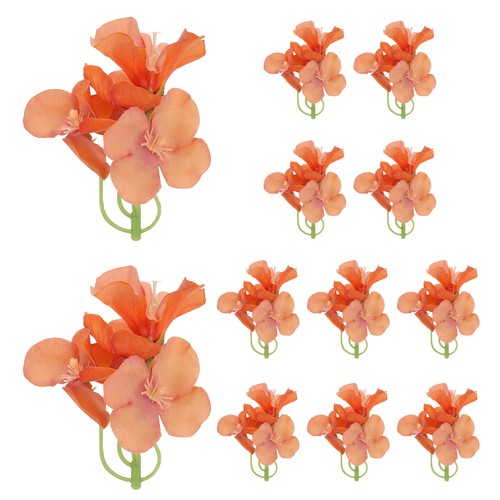 12pcs fleur orchidée - 12pcs,