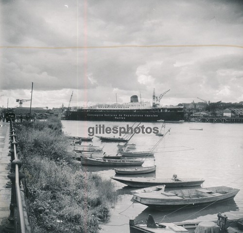 Nantes 1950 paquebot - nantes,