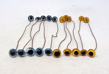 Lot 10 paires yeux en sulfure