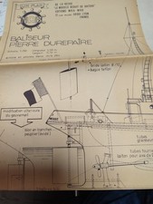 Plan Maquette BATEAU MRB No 591 BALISEUR PIERRE DUREPAIRE 1/50e