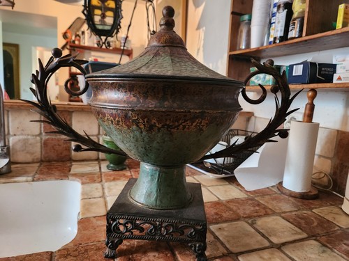 Superbe vase urne xix - urne, fer