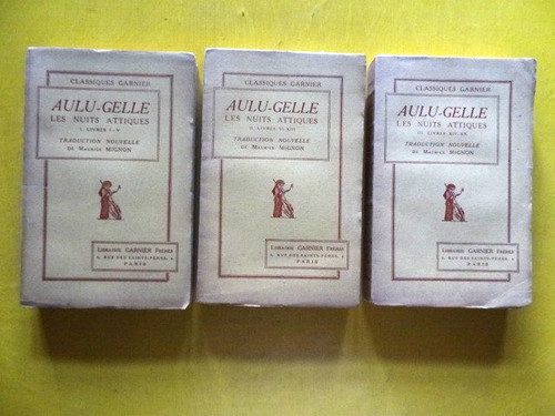 Aulu gelle les nuits attiques - aulu-gelle,