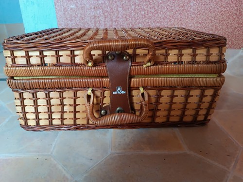 Valise vintage citroën osier - vintage,