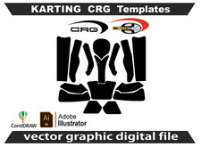 KARTING CRG New Age CADET 2006 Templates Vector Format  AI EPS CDR K10
