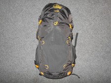 LOWE ALPINE ECLIPSE 45:55 LIGHTWEIGHT BLACK HIKING BACKPACK W/RAIN COVER      K3