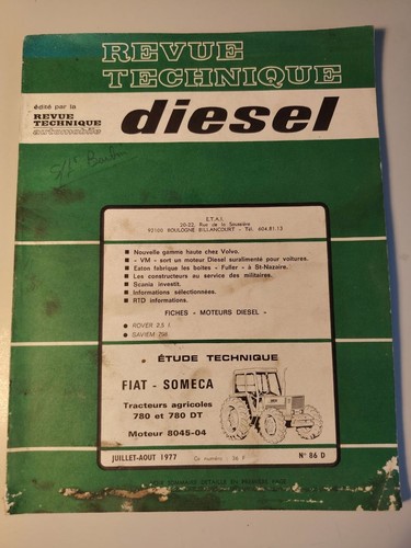 Revue technique fiat - revue, someca