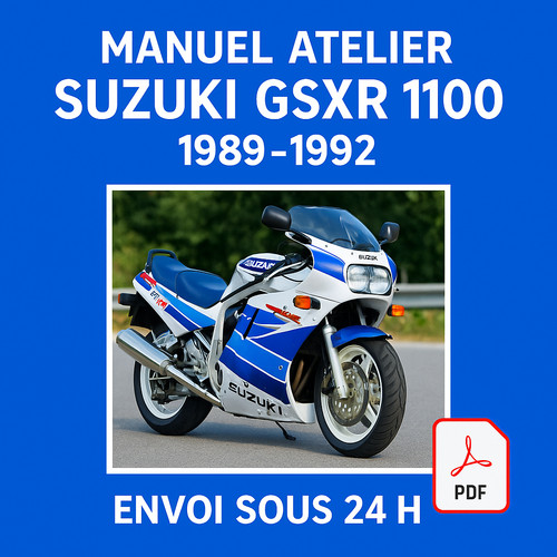 Manuel atelier suzuki - manuel, gsxr