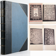 RARE 1889 Lace Collector’s Book – Anciennes Dentelles Belges (Liedts) 1st Ed