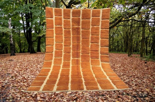 Tapis marocain orange tapis