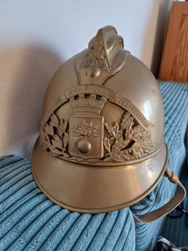 Casque pompier ancien - pompier,