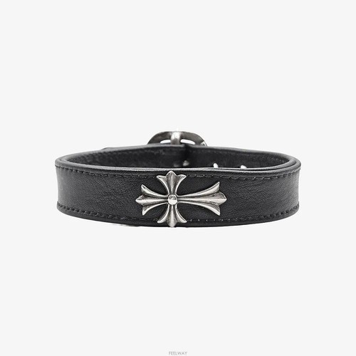 Chrome hearts bracelet cuir - en,
