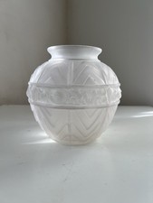 Vase boule art déco verre