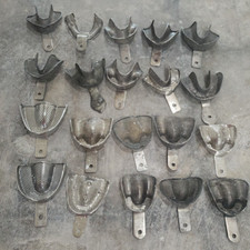 10 Sets COE Upper Lower Dental Perforated Metal Alginate Impression Trays