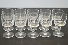 -10 VERRES A PIED CRISTAL AU