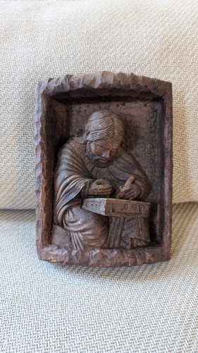 Bas relief ancien bois - bas-relief,