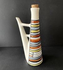 Bouteille en faïence Roger