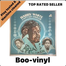 Barry White "Cant Get Enough " 12"Vinyl LP Record Issued 1974 EX / EX