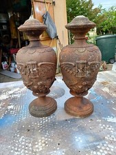 Pair of cast iron fire pots 1900: Charleville - Mézières