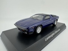 1/64 Kyosho Thanks Lamborghini Countach 5 Silhouette Blue