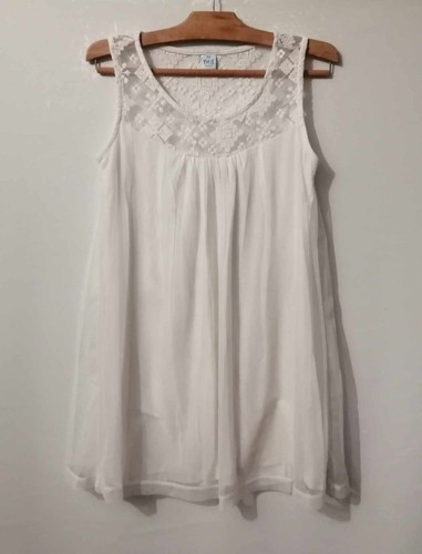 Blouse blanche voile - , dentelle