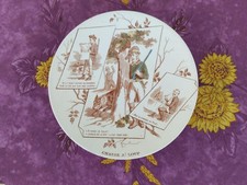 Assiette Parlante Polychrome