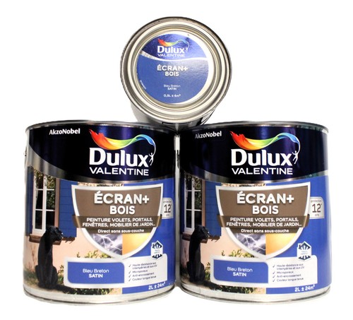 Lot peinture bois dulux - bois,