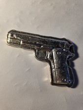 4.56 .999 Fine Silver "The Don 45" Donald Trump 45 Pistol Shaped Silver Bar