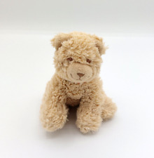 Peluche doudou chat beige