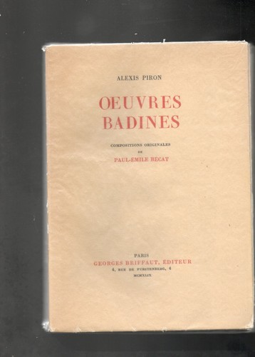 Becat curiosa oeuvres - becat,
