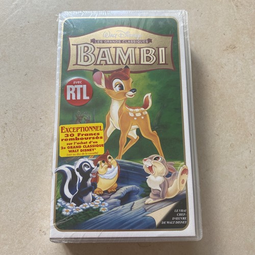 Film vhs walt - bambi,