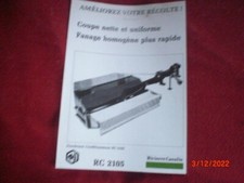 PROSPECTUS   PUBLICITAIRE  FAUCHEUSE  CONDITIONNEUSE RIVIERRE CASALIS  RC 2105