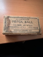 Boite vide 50 cartouches 45 ACP  Model 1911- Evansville Ordnance plant