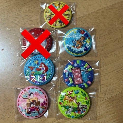 Disney broderie tin badge - tin,