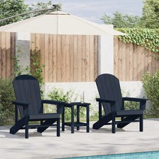 Mobilier de jardin lounge Polyéthylène Chaises Patio Sièges extérieurs vidaXL vi