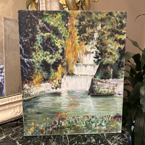 Tableau huile sur panneau - huile,