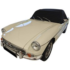 Housse de capote pour MG MGB sur-mesure Noir 100% Hydrofuge et 100% respirant