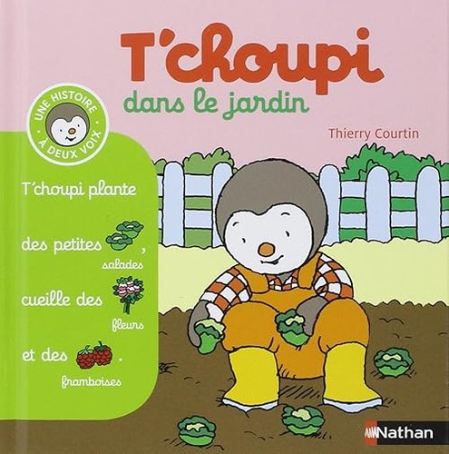 Choupi dans jardin - t'choupi,