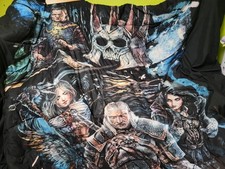 The Witcher Wild Hunt Giant Comforter Blanket Graphic Society6 Made In USA Rare