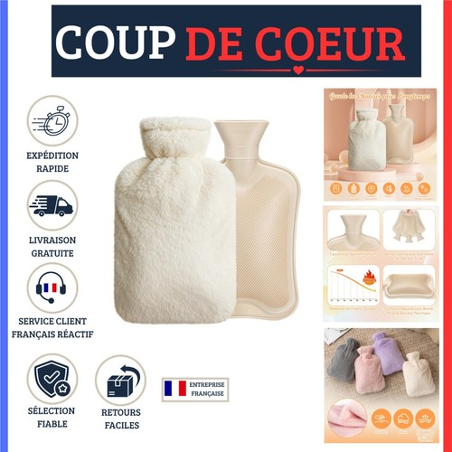 Bouillotte eau chaude avec - chaude,