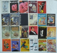 23 CARTES POSTALES BD – ÉVÉNEMENTS – GELUCK, MATTOTTI, LE GALL, RABATÉ ...