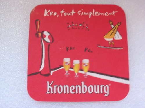 Dessous verre bière en - dessous,